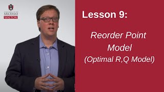 Reorder Point Model Optimal RQ Model  SCMT 3623 [upl. by Ryter672]