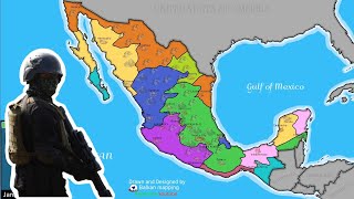 The Mexico Cartel map 2023 [upl. by Hungarian710]