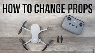 DJI Mini 2 Tutorial  How to Change the Propellers [upl. by Eudora164]