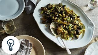 Ina Gartens ParmesanRoasted Broccoli  Genius Recipes [upl. by Suchta]