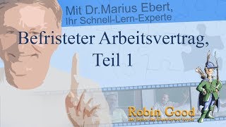 Befristeter Arbeitsvertrag Teil 1 [upl. by Des818]