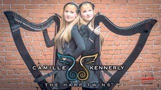 The Incredibly Talented HARP TWINS CAMILLE AND KENNERLY KITT  Artist Interview [upl. by Addiel]