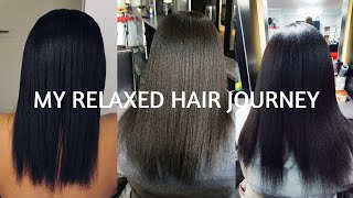 My relaxed hair journey  How to grow long healthy hair  products  tips [upl. by Loyce95]