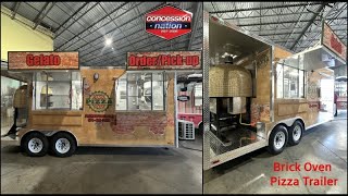 Wood Fired Pizza by Fusco  8x20 Brick Oven Pizza  Concession Nation [upl. by Grayson331]