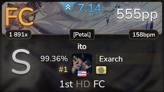 Exarch  Emiru no Aishita Tsukiyo ni Dai San Gensou Kyoku wo  ito Petal HD 9936 1 555pp FC [upl. by Dualc]