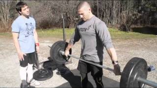 CrossFit  Hang Power Snatch with Hobart and Malleolo WOD 101116 [upl. by Neelloj136]