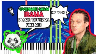 IRAMA  OVUNQUE SARAI  SANREMO 2022  KARAOKE Piano Tutorial [upl. by Maddalena805]