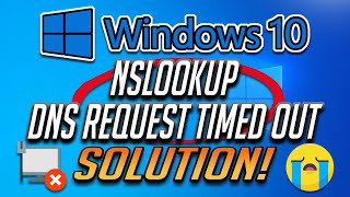 nslookup DNS Request Timed Out FIX  2025 Tutorial [upl. by Welker]