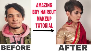 Male To Female Makeup Tutorial  Learn Makeup  Male To Female [upl. by Nagel766]