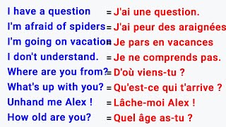 60 Phrases courtes en Anglais très utiles [upl. by Annerb]