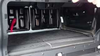 Vauxhall Vivaro Flex Cargo Bulkhead load through flap [upl. by Airogerg]