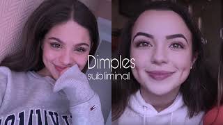 Dimples Subliminal Listen 5x 🌷 [upl. by Eecyac]