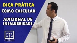 COMO CALCULAR ADICIONAL DE INSALUBRIDADE [upl. by Dottie]