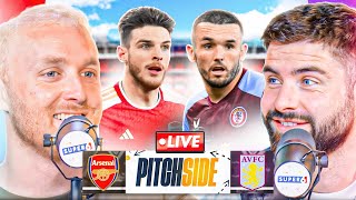 ARSENAL vs ASTON VILLA  Pitch Side LIVE [upl. by Engelbert809]