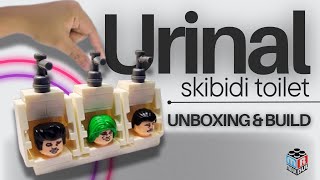 Skibidi Toilet Urinal  Build Unofficial LEGO [upl. by Annerahs]