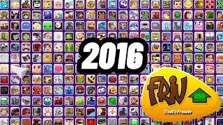 FRIV  ALL GAMES 2016 [upl. by Littell]