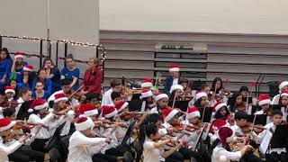 Carol of the Bells by Michael Hopkins  Pacific Cascade Middle School Advanced Orchestra  Holiday [upl. by Eizle]