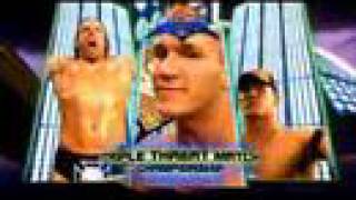 Wrestlemania triple threat John Cena vs HHH vs Randy promo [upl. by Tterrej]