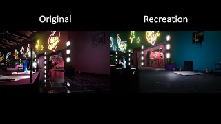 FnaF Security Breach Reveal Trailer Comparison [upl. by Oiciruam562]