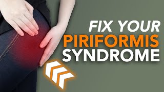 2 Stretches Piriformis Strengthening Exercises Buttock Pain Relief [upl. by Vernon]