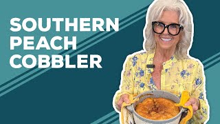 Love amp Best Dishes Southern Peach Cobbler Recipe  Fresh Peach Dessert Recipe [upl. by Tiemroth523]