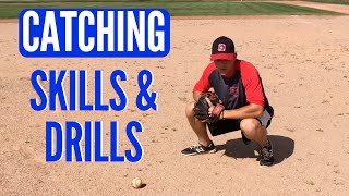 Baseball Catching Skills amp Drills for Youth Players FOOTWORK [upl. by Aydni]