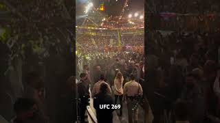 Amanda Nunes Walkout UFC 269  UFC shorts pov vegas walkout [upl. by Carmelo]