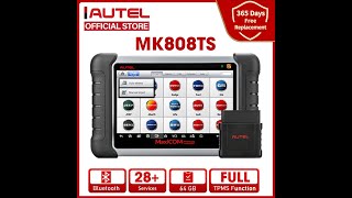 Autel MaxiCOM MK808TS OBD2 Bluetooth Scanner Car Diagnostic Scan Tool OBD 2 Code Reader Programing [upl. by Stagg]