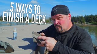 5 Ways To Finish A Deck  Dr Decks [upl. by Murdoch417]