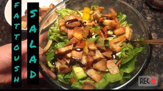 How to Make Fattoush Lebanese Salad Recipe by Core [upl. by Gayner]