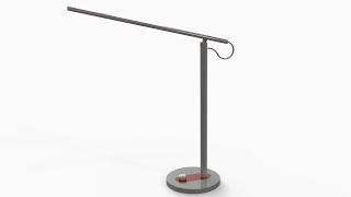 「DESIGN 213」 How to model Xiaomi Desk Lamp  Solidworks tutorial [upl. by Nevai878]