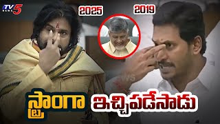 Pawan Kalyan Strong Counter to YS Jagan  AP Assembly  CM Chandrababu  YSRCP  TV5 News [upl. by Riay]