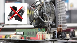 How To Easily Modify amp Install An Intel LGA 775 Socket Cooler Without The Horrible Fragile Push Pins [upl. by Sherwin529]