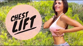 Lift Your Chest With Only 4 Exercises  Localized Exercises to Increase Bust [upl. by Llevad]