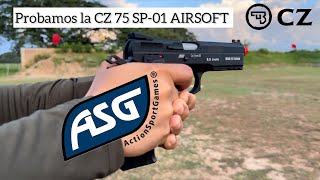 CZ 75 SP01 Airsoft ASG 6mm [upl. by Leynad]