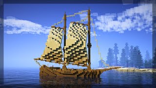 Minecraft How to Build a Yacht in Minecraft Part 2  Minecraft Palmer Johnson LadyM Tutorial [upl. by Saunderson]