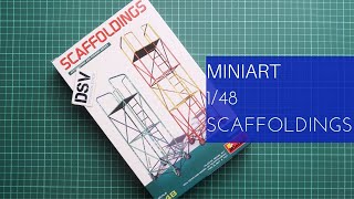 Miniart 148 Scaffoldings 49005 Review [upl. by Lleral]