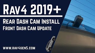 Rear Dash Cam Install on 2019 2020 2021 Toyota Rav4 [upl. by Cowan]