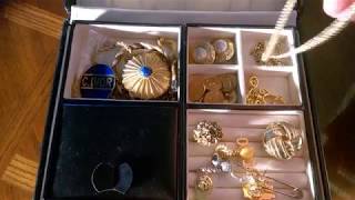 Vintage jewellery collection Christian Dior Chanel YSL Fendi Lanvin KJL and so much more part 1 [upl. by Ahsirek]