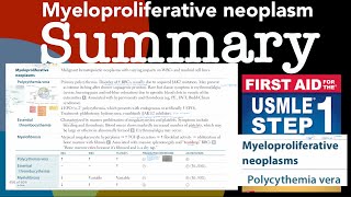 Myeloproliferative neoplasm Summary in HindiUrdu [upl. by Fillbert]