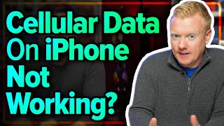 Cellular Data Not Working On iPhone Heres The Fix [upl. by Ikila]