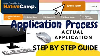 STEP by STEP Guide on How to Apply in NATIVE CAMP 2020  Actual Application  ESL Online Teaching [upl. by Cash]