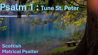 Scottish Metrical Psalter 1650 Psalm 1  Tune St Peter  Devotional Intro amp Acapella Psalm Singing [upl. by Kieger]