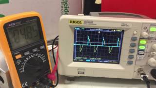 SCR Antiparallel 1 phase Load R10 Ohm 10 Watt  TCA785 [upl. by Egas]