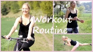 Fitnessroutine Workout im Sommer [upl. by Boehike501]