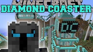 Minecraft THE DIAMOND ROLLER COASTER [upl. by Neerak414]