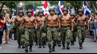 Gran Desfile Militar DOMINICANO 2025 En 4K [upl. by Yatnuahc]