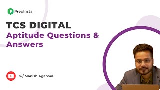 TCS Digital Aptitude Questions and Answers [upl. by Tressa]