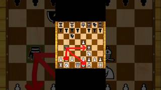 Just 8 moves Englund trap easy way to checkmate trap chess views chessgame learnchesstactics [upl. by Trish]