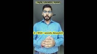 Higher Education System preindependencepolicies part 1 ugcnetexam ugcnet2024 charteract edunet [upl. by Kirkwood874]